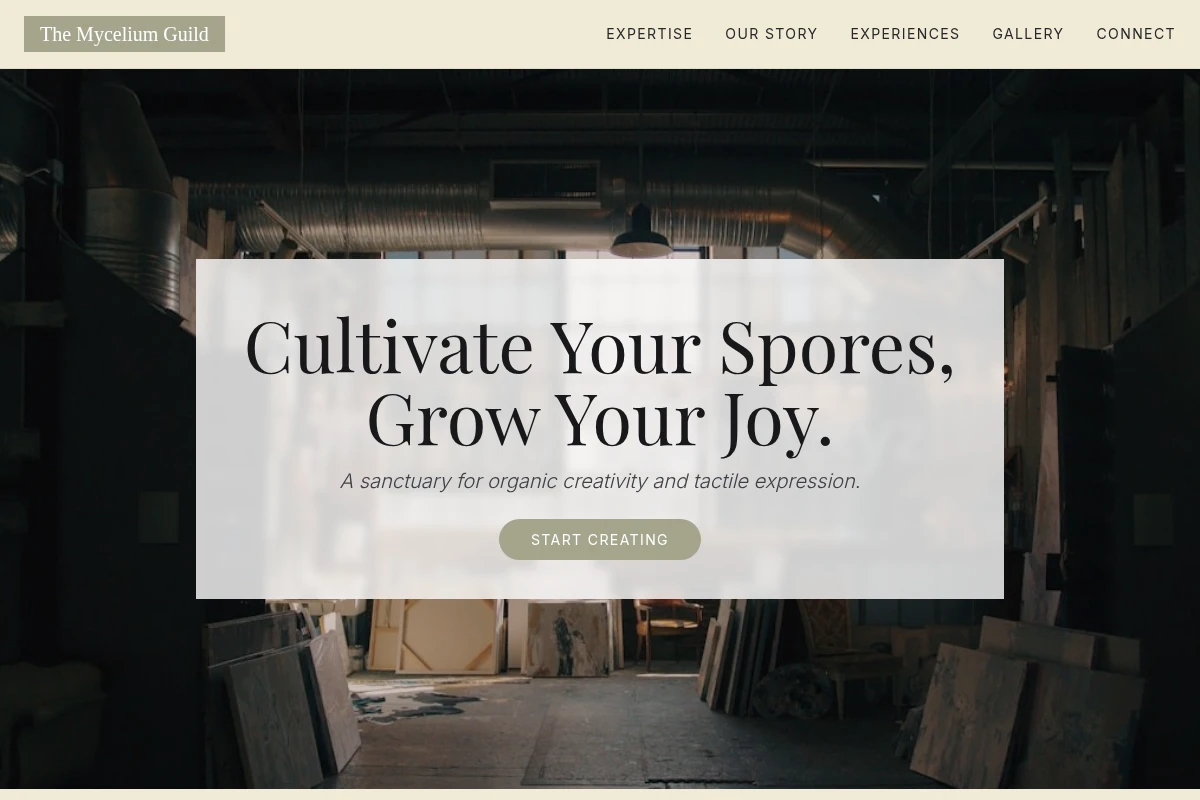 Mycelium Art Studio